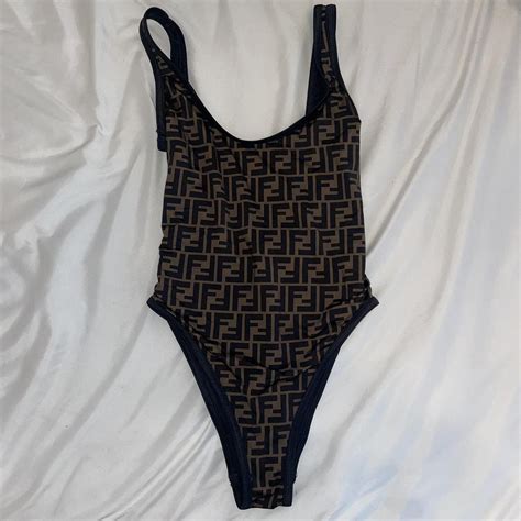 fendirama monogram swimsuit.